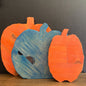 Geometric Wood Pumpkins