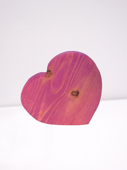 Cutie Heart Wood Shelf Sitters