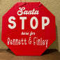 Santa Stop Sign